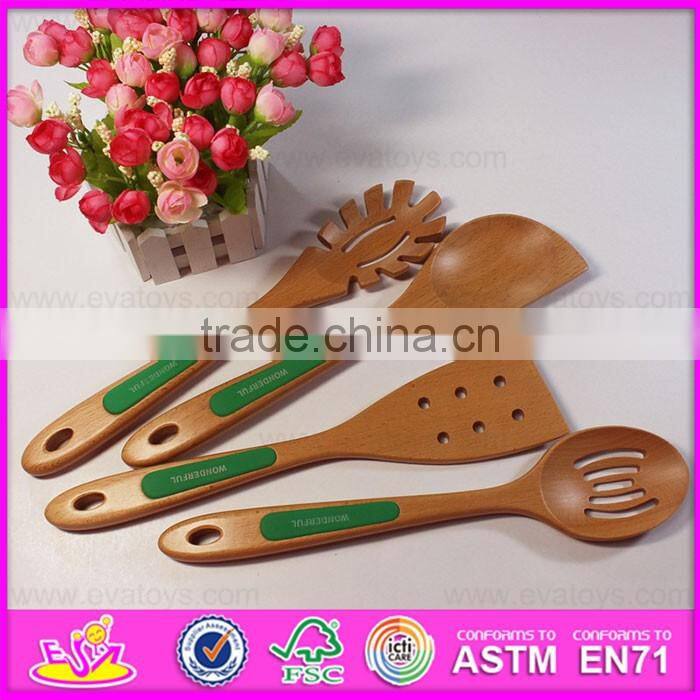 2016 new products wooden flatware set,household wooden flatware set,cheap wooden flatware set W02B014