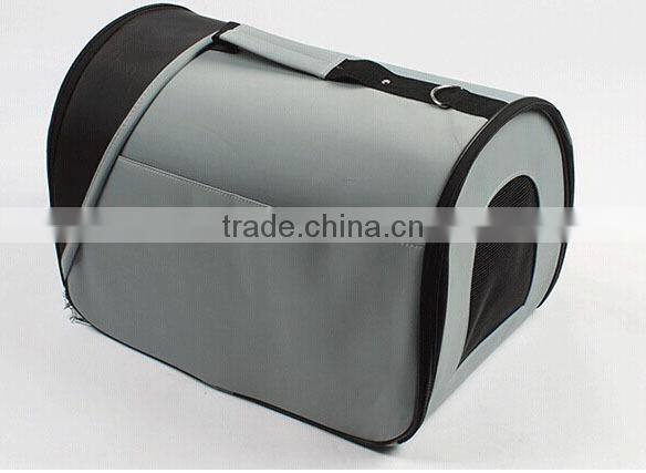 Folding large breathy pet carrier for dog