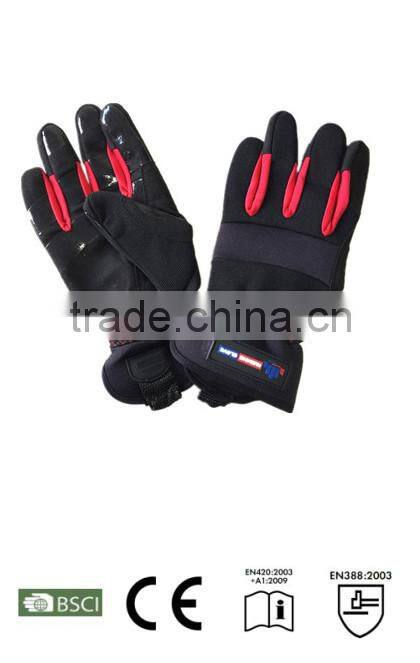 Touch Screen Work Gloves , Anti-slip GEL print