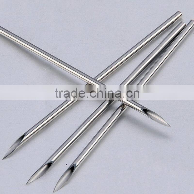 Surgical Steel Piercing Needles 12,14,16,18,20G For Navel Nose/Lip/Ears