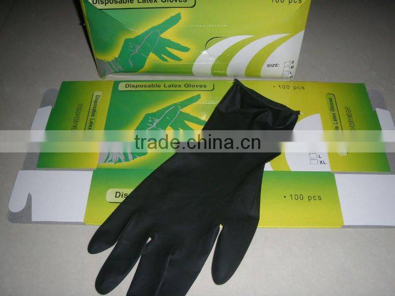 Disposable Powder Free Latex Textured Tattoo Gloves