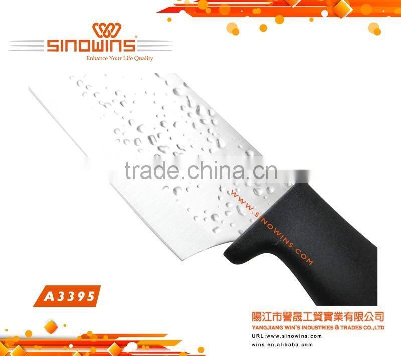 A3395-b Special Design Air-flow Dots Stamped 5pcs Stainless Steel Knife Set