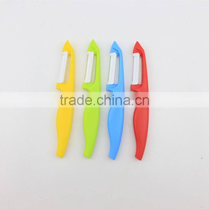 Plastic Handle Ceramic Blade Vegetable And Fruit Peeler