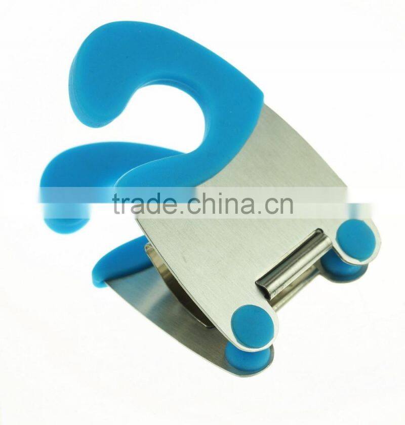 42129 silicone stainless steel pot clips