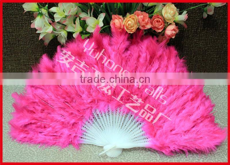 turkey feather fan for wedding