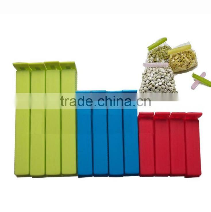 Custom food bag seal clip Plastic seal clip with LOGO