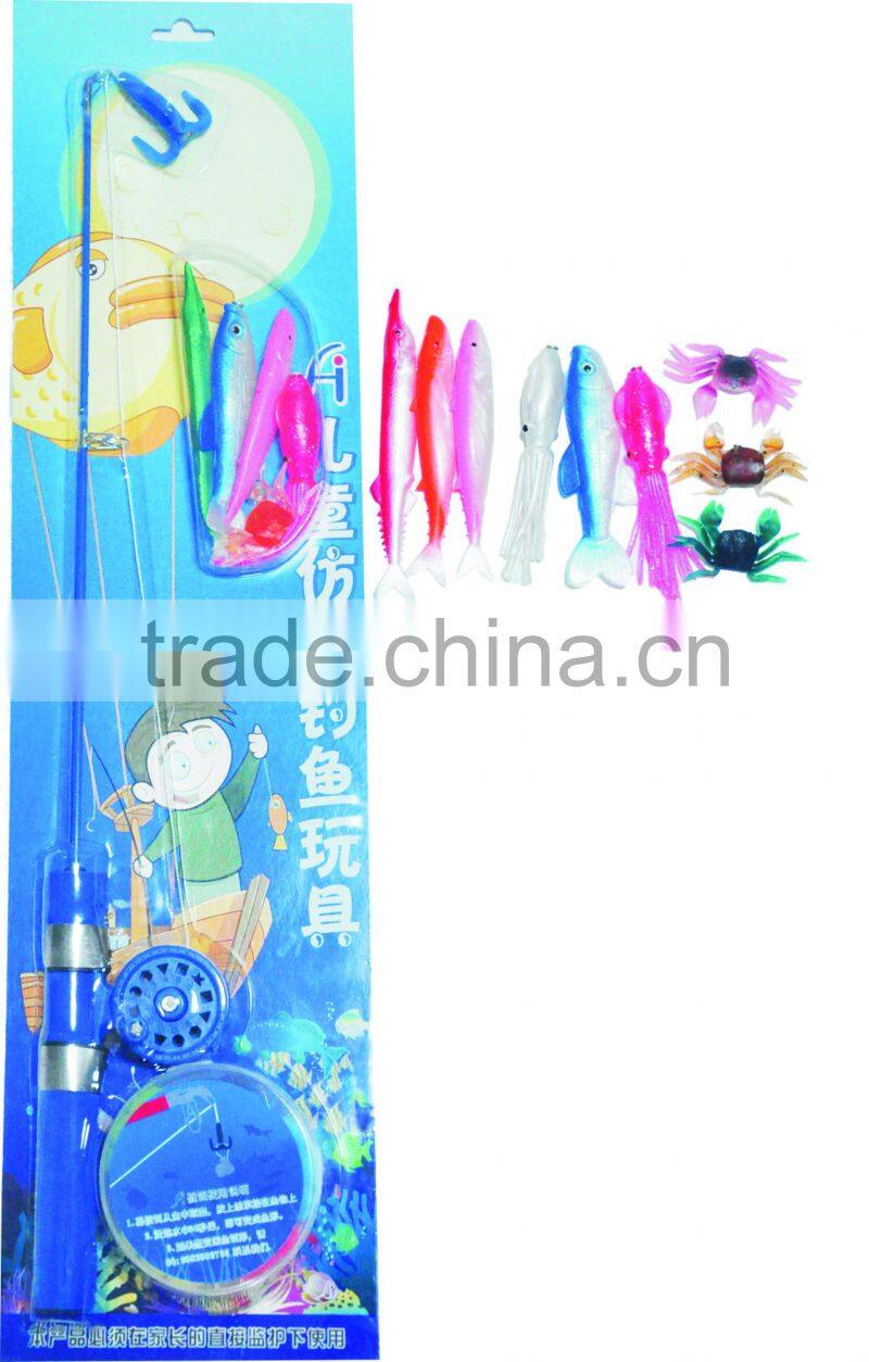 Hot sale fishing toy for kids, toy fishing rod