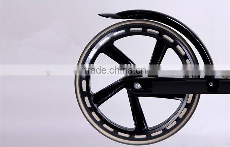 hot sale adult freestyle kick folding scooter with 2 PU wheels