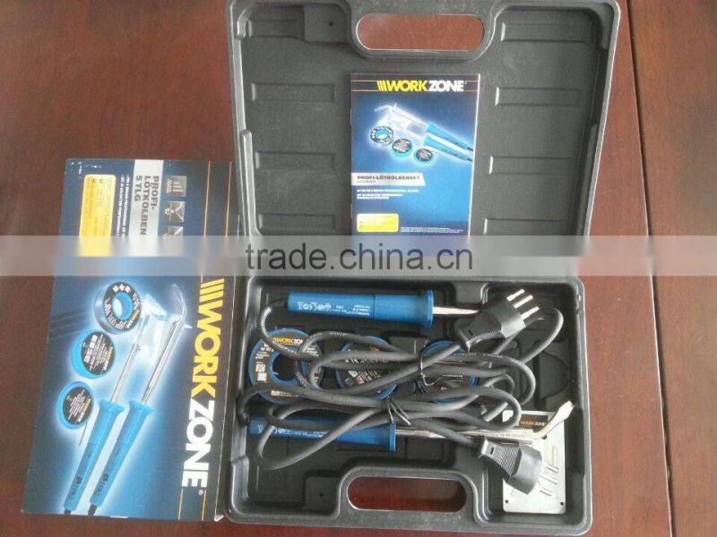HS-060A-11 Electric Soldering Iron tool set in blow case