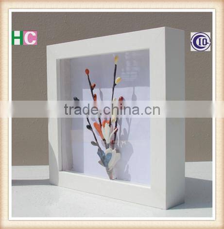 2015 new design wooden shadow box for sale