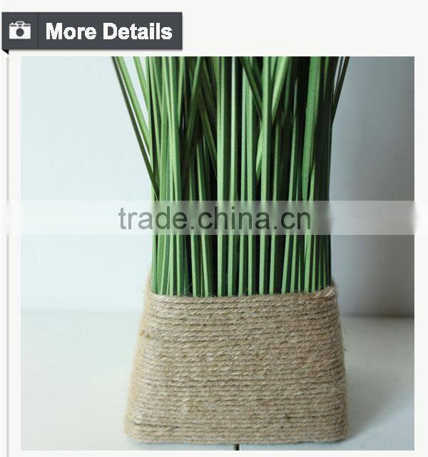 New products in Alibaba decorative indoor grass hemp rope grass faux grass with decirative dots
