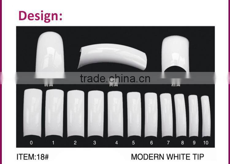 480Pieces Pure ABS Nail Salon Nail Tips