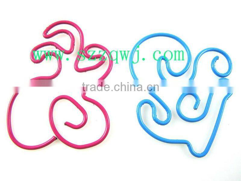 Cute shape Paper clip with tin box, business gift, toy for children and stationery