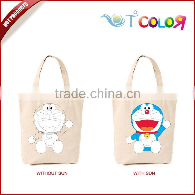 Quality Guaranteed custom design uv color changing tote bags