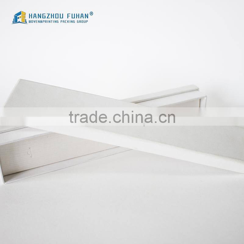 Jewelry Necklace Simple Logo White Packing Box