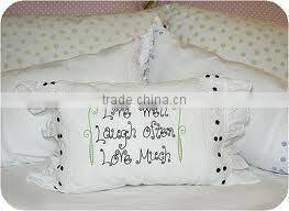 Super lovely fashion style embroidery baby pillow case