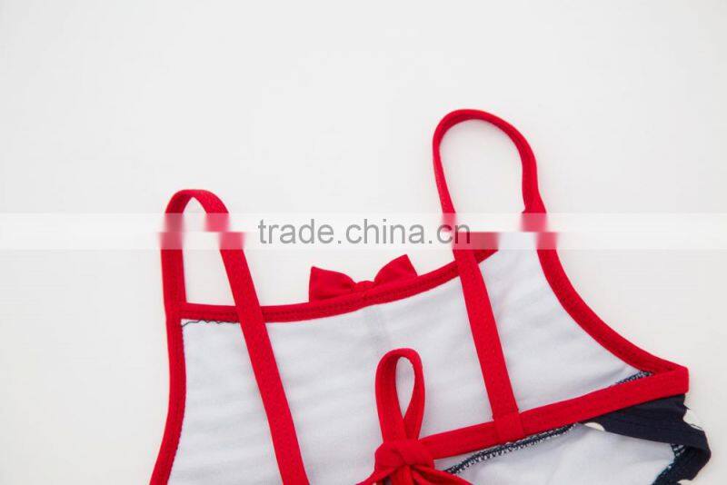 2017 OEM Service One Piece Design Girl Swimwear Kids Beachwear