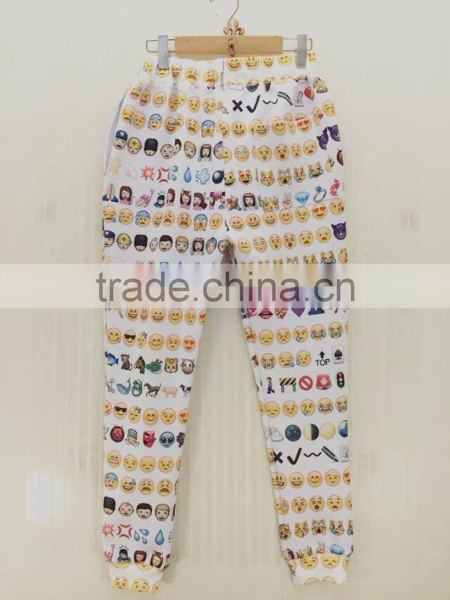 Hot selling fancy symbols women jogger pants