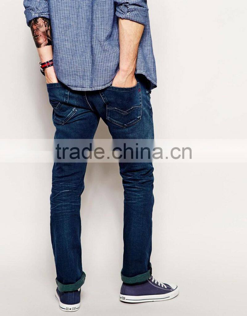 China manufacturer promotional men wholesale cheap jeans