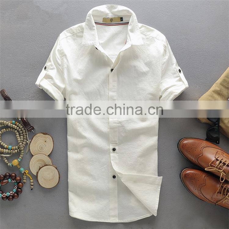 2015 printing design mens formal 100 cotton non iron latest design of half shirt
