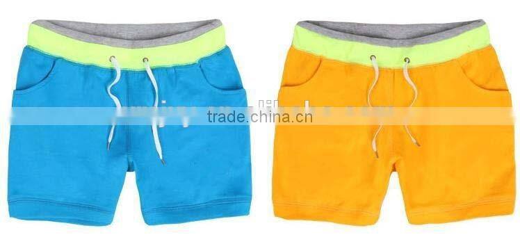 Slim grey customized sports running shorts with drawstring