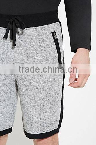 Men hit color circle cloth with soft nap four minutes of pants pants