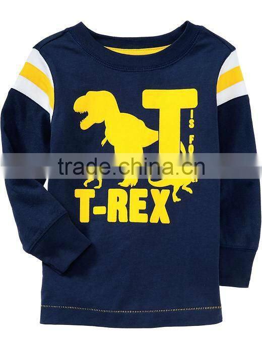 BOYS PRINTED LONG SLEEVE T SHIRT