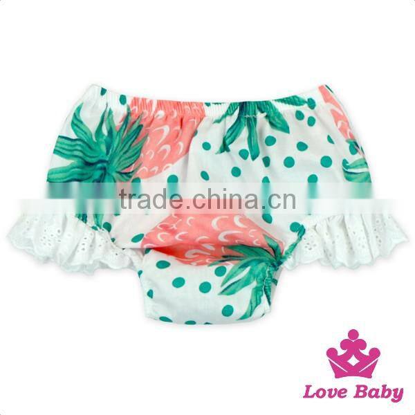 66TQZ460 Lovebaby Fancy Girl Ruffle Short Printed Flowers Pants Suits For Baby Gilrs Wear
