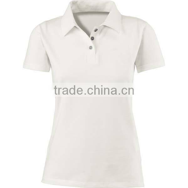 2014 high quality plain pique cotton polo shirt