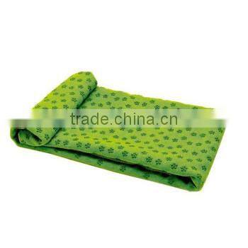 2017 hot sale soft high absorbent anti-slip 100% polyester microfiber yoga towel