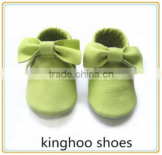 baby bow moccasins BOW MOCCS