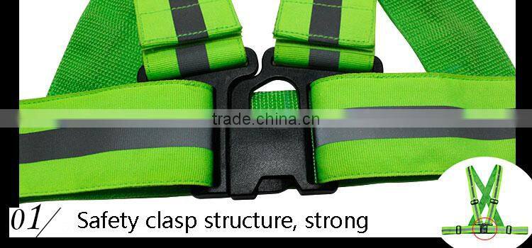 hospital work clothing 100% cotton with led light warning