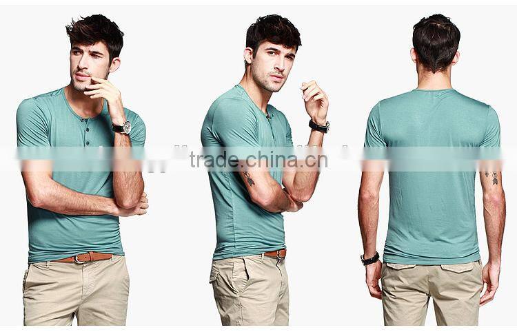 fashion design short sleeve men's round neck polo, 100% cotton blanl polo shirt from guangzhou P-58.