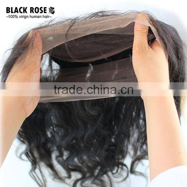 New Arrival 100% Human Hair Full Lace Frontal With 360 Lace Band