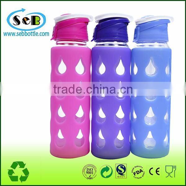 Drinking Tea Glass Water Bottle
