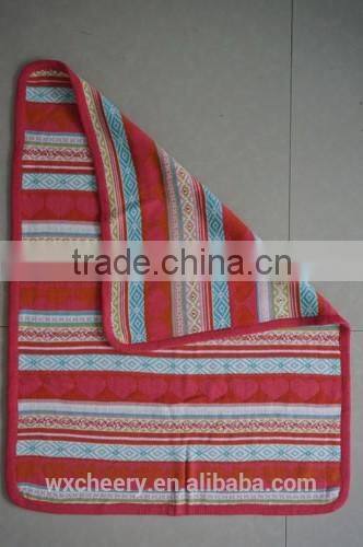 super soft bamboo /cotton Knitted baby wool throw blanket