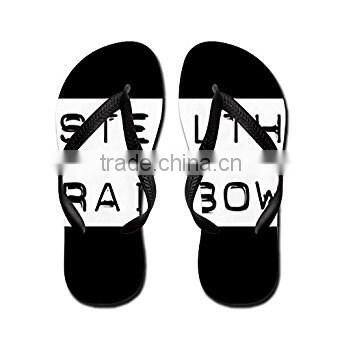 Rainbow Gay Pride Pony Cartoon Beach Slippers Summer Flip Flop