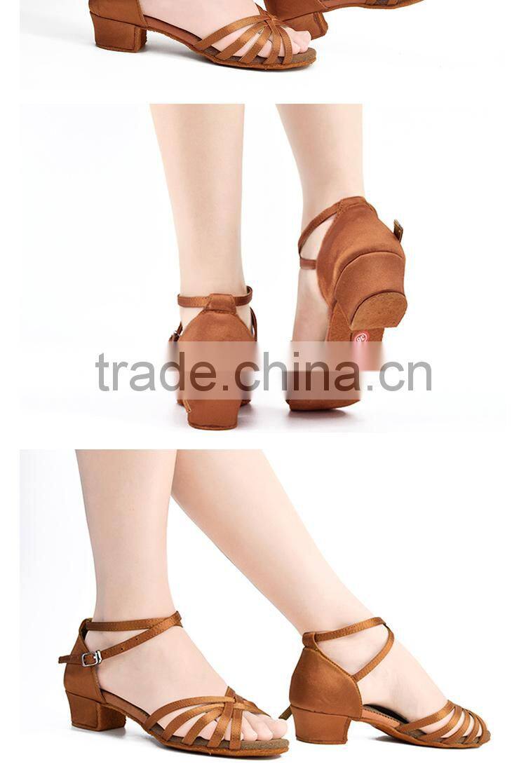 Dark tan Ballroom/Latin/Salsa/Tango Dance Shoes