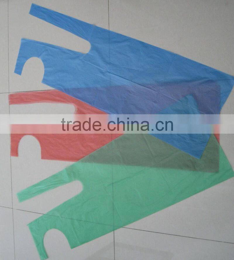 New design disposable pe apron disposable plastic apron with great price