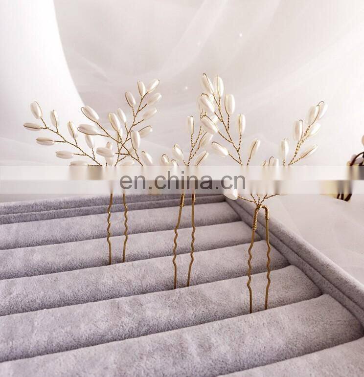 Cheap Wheatear Metal Hairpin Wedding Headdress Daily Hairpin