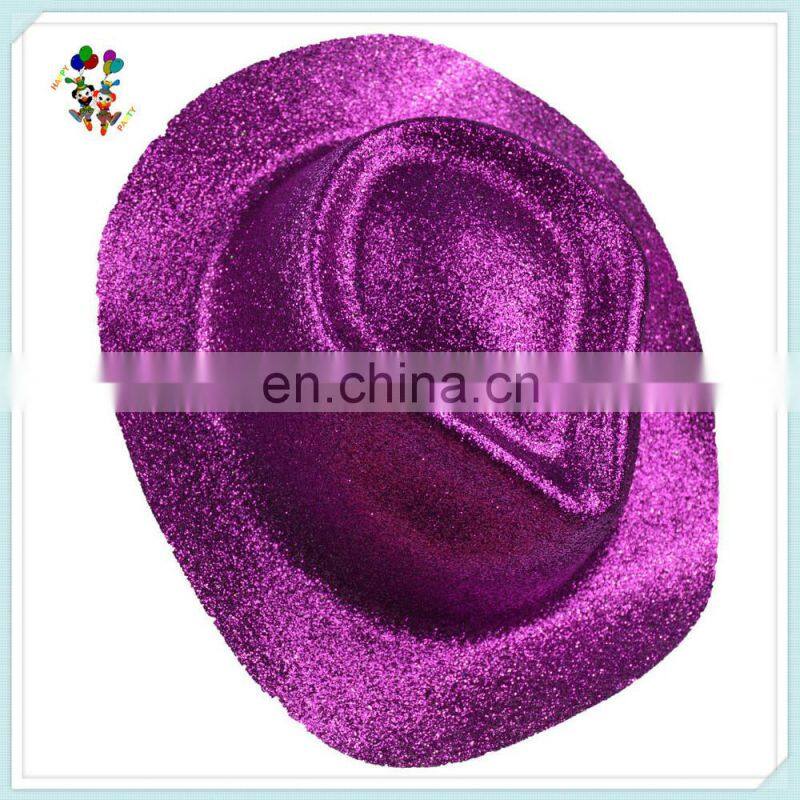 Karnevalhut Party Cheap Plastic Glitter Cowboy Hats HPC-0236