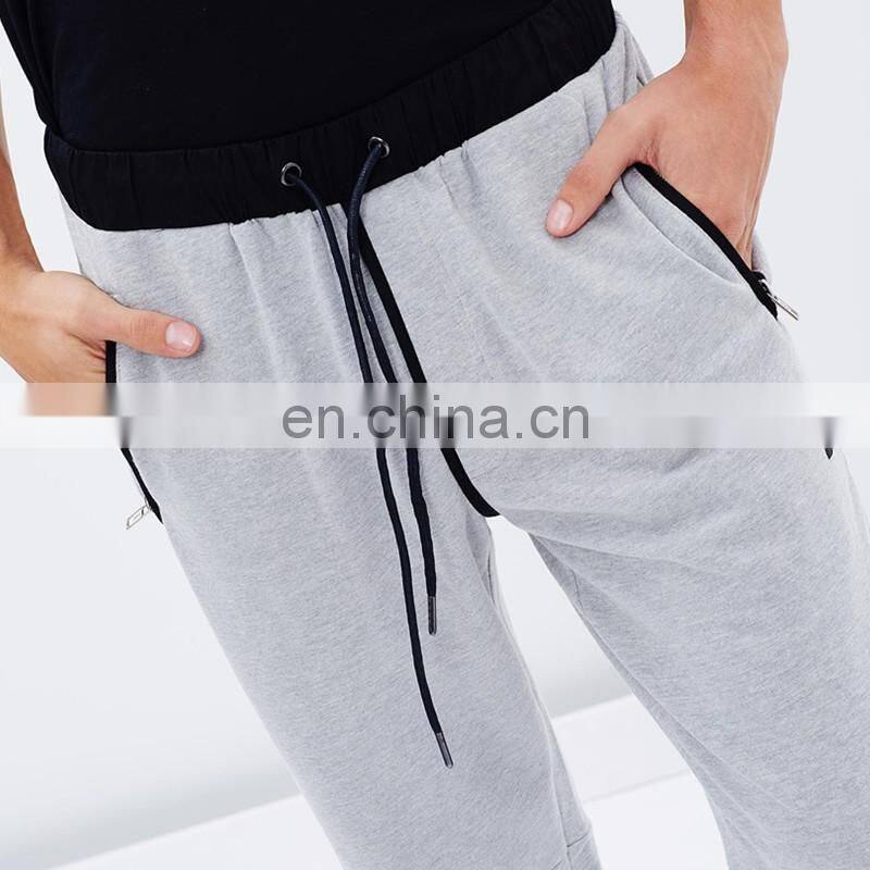 runner contrast black tapered custom jogger sweatpant