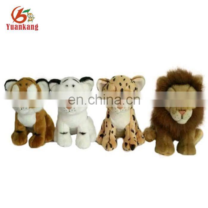 20cm custom simulation mini stuffed animals plush leopard toys for kids