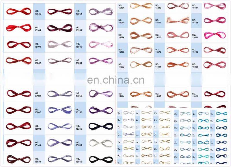 high quality polyester twisted label yarn