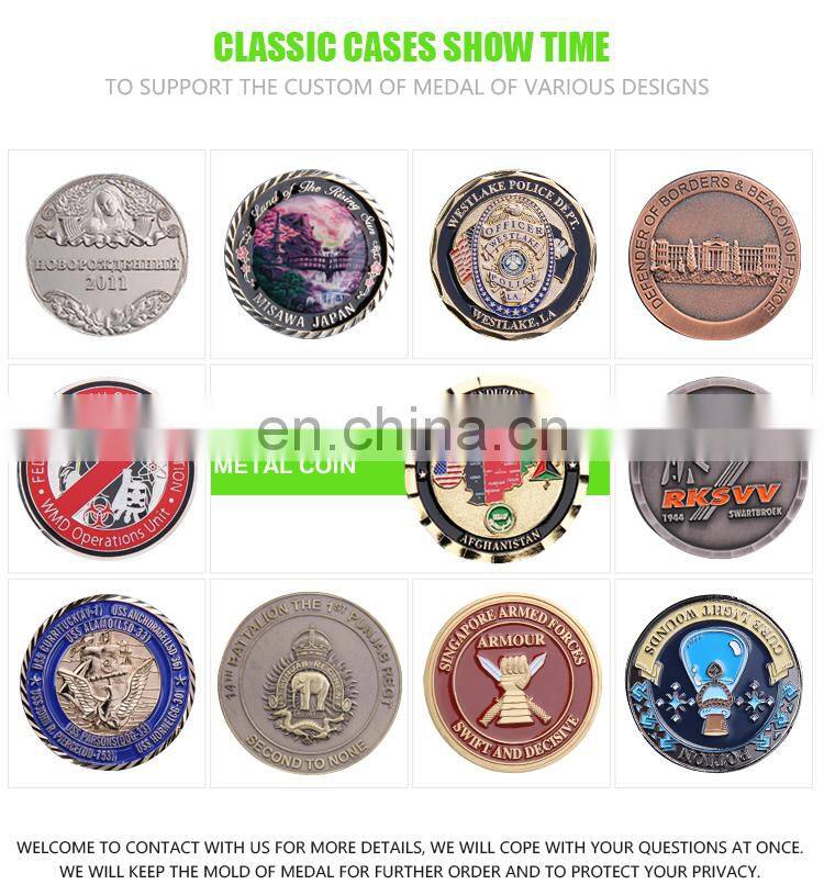Fashion cheap painting silver military navy blank custom challenge coin