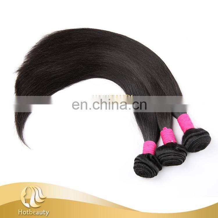 Natural color cheap real mink brazilian hair straight, human virgin hair.