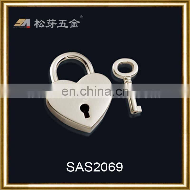 Custom Metal Box Lock, Metal Hardware Lock For Cosmetic Box, Metal Padlock For Box