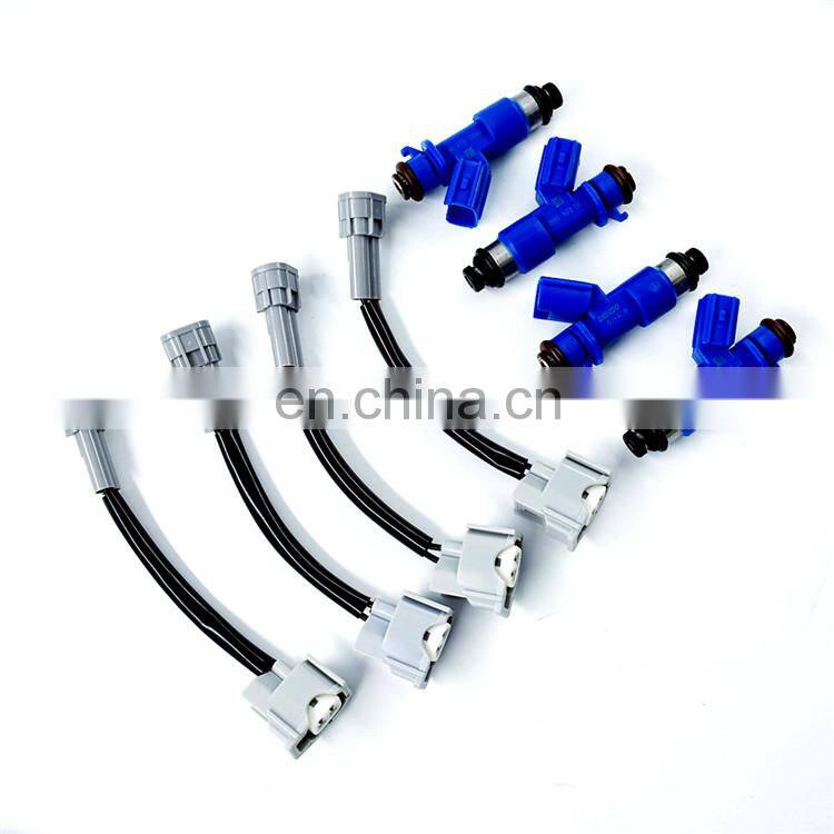 4x New RDX 410cc Fuel Injectors w/Plug & Play Adapters for Honda