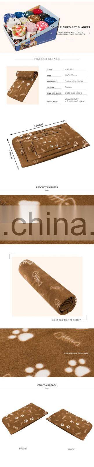 Customized soft warm high quality pet blanket