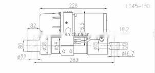 12V 300W Outboard hydraulic lifter